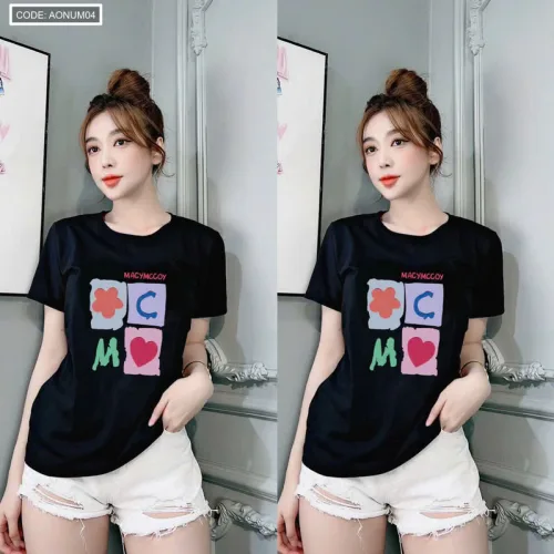 Áo Thun Nữ Cổ Tròn Size M (40-60kg) Nhiều Mẫu 4