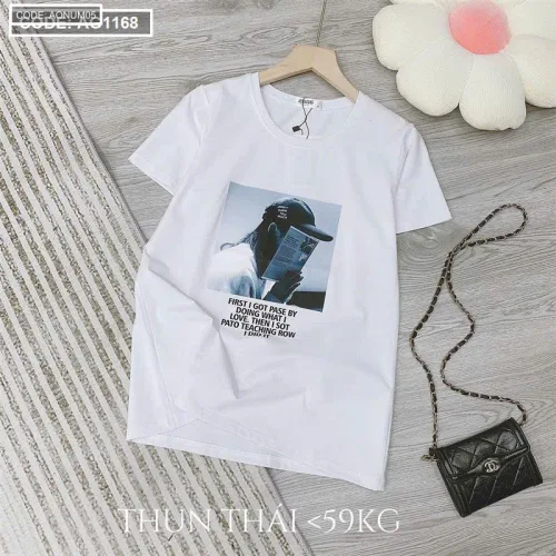 Áo Thun Nữ Cổ Tròn Size M (40-60kg) Nhiều Mẫu 5