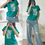Áo Thun Nữ Cổ Tròn Size M (40-60kg) Nhiều Mẫu 6