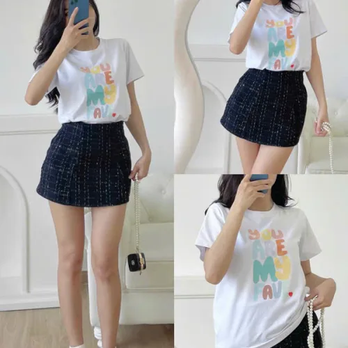 Áo Thun Nữ Cổ Tròn Size M (40-60kg) Nhiều Mẫu 6