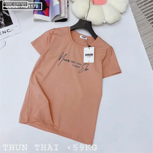 Áo Thun Nữ Cổ Tròn Size M (40-60kg) Nhiều Mẫu 6