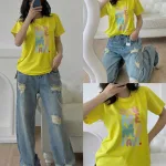 Áo Thun Nữ Cổ Tròn Size M (40-60kg) Nhiều Mẫu 6