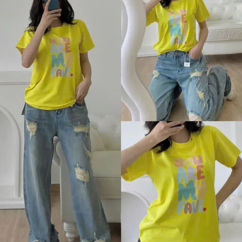 Áo Thun Nữ Cổ Tròn Size M (40-60kg) Nhiều Mẫu 6