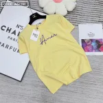 Áo thun nữ form rộng giấu quần in chữ kiểu amor