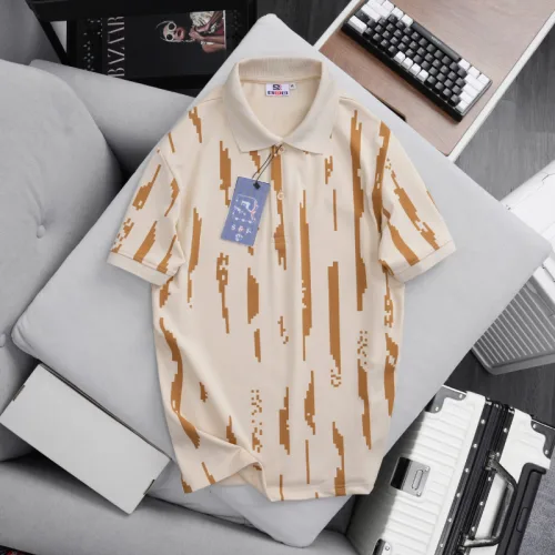 Áo Thun Polo Nam - Áo Thun Nam Cổ Bẻ In Họa Tiết Sọc Bền Đẹp Có Big Size