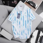 Áo Thun Polo Nam - Áo Thun Nam Cổ Bẻ In Họa Tiết Sọc Bền Đẹp Có Big Size
