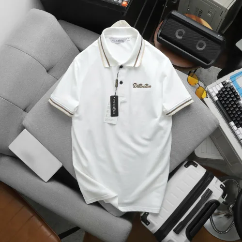 Áo Thun Polo Nam - Áo Thun Nam Cổ Bẻ Phối Sọc Cổ Và Tay Trước Ngực Thêu Logo Bền Đẹp Có Big Size