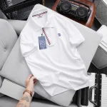 Áo Thun Polo Nam - Áo Thun Nam Cổ Bẻ Phối Sọc Và Thêu Logo Trước Ngực Bền Đẹp Có Big Size