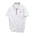 Áo Thun Polo Nam - Áo Thun Nam Cổ Bẻ Phối Sọc Và Thêu Logo Trước Ngực Bền Đẹp Có Big Size