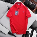Áo Thun Polo Nam - Áo Thun Nam Cổ Bẻ Phối Sọc Và Thêu Logo Trước Ngực Bền Đẹp Có Big Size