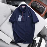 Áo Thun Polo Nam - Áo Thun Nam Cổ Bẻ Phối Sọc Và Thêu Logo Trước Ngực Bền Đẹp Có Big Size