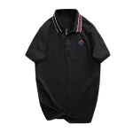Áo Thun Polo Nam - Áo Thun Nam Cổ Bẻ Thêu Logo Trước Ngực Và Phối Sọc Chữ Cổ Áo Bền Đẹp Có Big Size