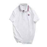 Áo Thun Polo Nam - Áo Thun Nam Cổ Bẻ Thêu Logo Trước Ngực Và Phối Sọc Chữ Cổ Áo Bền Đẹp Có Big Size