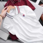 Áo Thun Polo Nam - Áo Thun Nam Cổ Bẻ Thêu Logo Trước Ngực Và Phối Sọc Chữ Cổ Áo Bền Đẹp Có Big Size