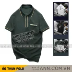 Áo Thun Polo Nam Cao Cấp - Áo Thun Nam Cổ Bẻ Phối Viền Có Túi Trước Ngực Và In Logo Bền Đẹp Big Size