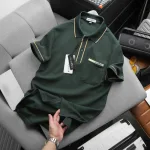 Áo Thun Polo Nam Cao Cấp - Áo Thun Nam Cổ Bẻ Phối Viền Có Túi Trước Ngực Và In Logo Bền Đẹp Big Size