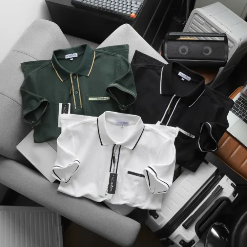 Áo Thun Polo Nam Cao Cấp - Áo Thun Nam Cổ Bẻ Phối Viền Có Túi Trước Ngực Và In Logo Bền Đẹp Big Size