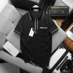 Áo Thun Polo Nam Cao Cấp - Áo Thun Nam Cổ Bẻ Phối Viền Có Túi Trước Ngực Và In Logo Bền Đẹp Big Size