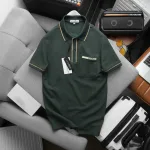 Áo Thun Polo Nam Cao Cấp - Áo Thun Nam Cổ Bẻ Phối Viền Có Túi Trước Ngực Và In Logo Bền Đẹp Big Size
