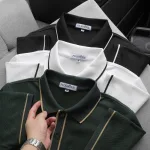 Áo Thun Polo Nam Cao Cấp - Áo Thun Nam Cổ Bẻ Phối Viền Có Túi Trước Ngực Và In Logo Bền Đẹp Big Size