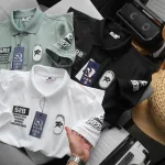 Áo Thun Polo Nam In Chữ Trước Ngực Và Vai Trái Cao Cấp Big Size