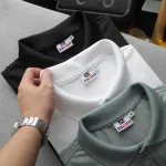 Áo Thun Polo Nam In Chữ Trước Ngực Và Vai Trái Cao Cấp Big Size