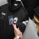 Áo Thun Polo Nam In Chữ Trước Ngực Và Vai Trái Cao Cấp Big Size