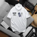 Áo Thun Polo Nam In Chữ Trước Ngực Và Vai Trái Cao Cấp Big Size