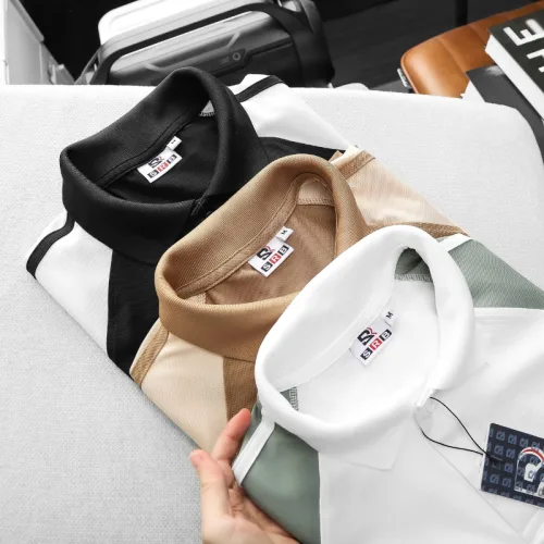 Áo Thun Polo Nam Phối Màu Ở Tay Áo BigSize Từ 50-90kg