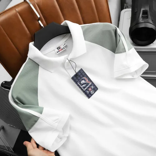 Áo Thun Polo Nam Phối Màu Ở Tay Áo BigSize Từ 50-90kg