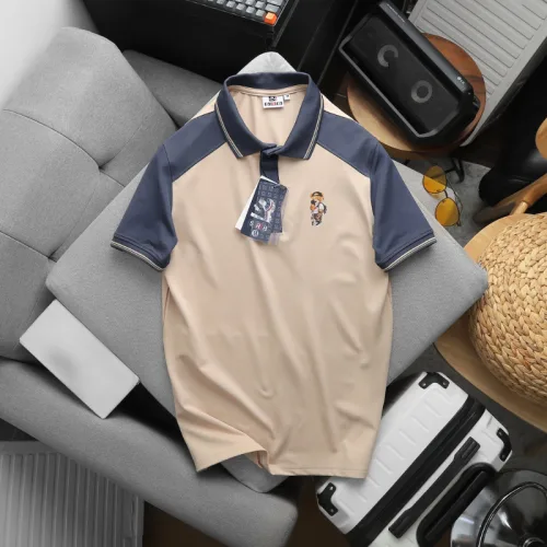 Áo Thun Polo Nam Phối Màu Và In Hình Gấu Trước Ngực BigSize Từ 50-90kg