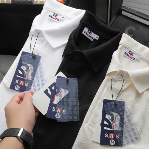 Áo Thun Polo Nam Phối Sọc Chữ Ở Vai Áo Có Big Size