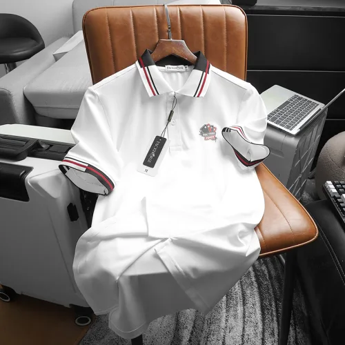 Áo Thun Polo Nam Phối Sọc In Logo Trước Ngực (Big Size)