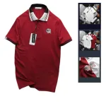 Áo Thun Polo Nam Phối Sọc In Logo Trước Ngực (Big Size)