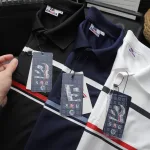 Áo Thun Polo Nam Phối Sọc Ngang Bigsize Từ 50-90kg