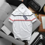 Áo Thun Polo Nam Phối Sọc Ngang Bigsize Từ 50-90kg