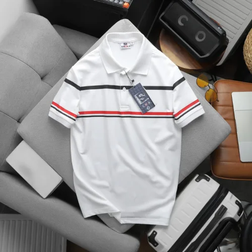 Áo Thun Polo Nam Phối Sọc Ngang Bigsize Từ 50-90kg