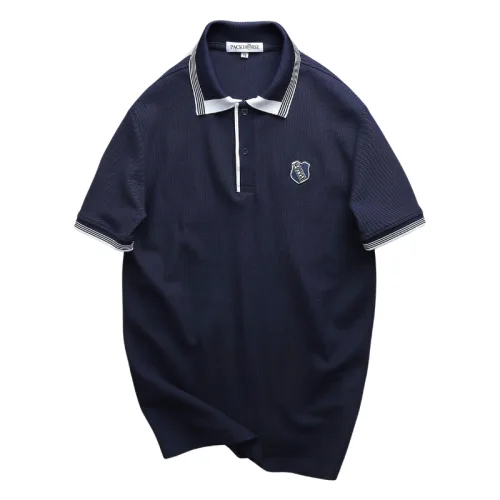 Áo Thun Polo Nam Thêu Logo Chữ N Style Trước Ngực Phối Viền Màu Tay Và Cổ Áo (Size 45-95kg)