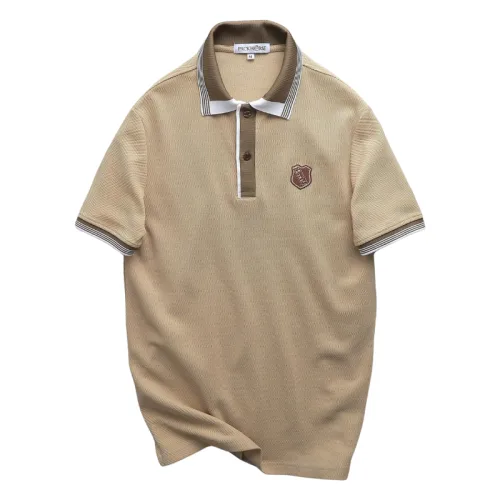 Áo Thun Polo Nam Thêu Logo Chữ N Style Trước Ngực Phối Viền Màu Tay Và Cổ Áo (Size 45-95kg)