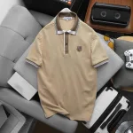 Áo Thun Polo Nam Thêu Logo Chữ N Style Trước Ngực Phối Viền Màu Tay Và Cổ Áo (Size 45-95kg)