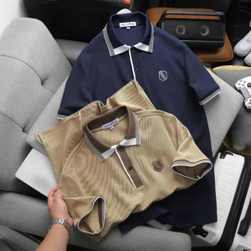 Áo Thun Polo Nam Thêu Logo Chữ N Style Trước Ngực Phối Viền Màu Tay Và Cổ Áo (Size 45-95kg)