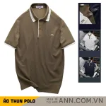 Áo Thun Polo Nam Thêu Logo Chữ Ph First Choice Trước Ngực Và Phối Viền Màu