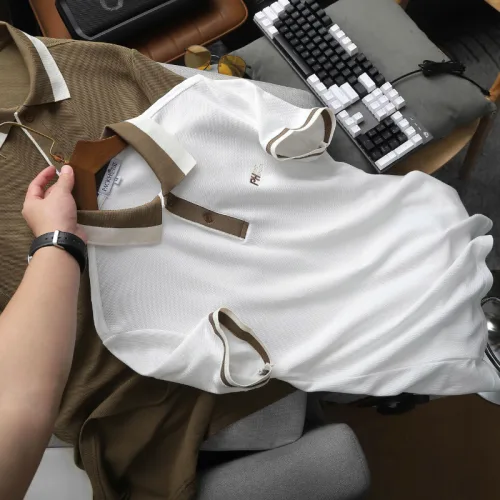Áo Thun Polo Nam Thêu Logo Chữ Ph First Choice Trước Ngực Và Phối Viền Màu
