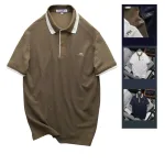 Áo Thun Polo Nam Thêu Logo Chữ Ph First Choice Trước Ngực Và Phối Viền Màu