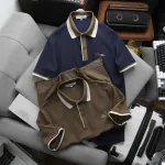 Áo Thun Polo Nam Thêu Logo Chữ Ph First Choice Trước Ngực Và Phối Viền Màu