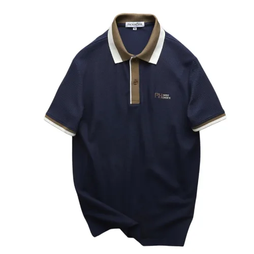 Áo Thun Polo Nam Thêu Logo Chữ Ph First Choice Trước Ngực Và Phối Viền Màu