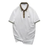 Áo Thun Polo Nam Thêu Logo Chữ Ph First Choice Trước Ngực Và Phối Viền Màu