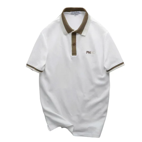 Áo Thun Polo Nam Thêu Logo Chữ Ph First Choice Trước Ngực Và Phối Viền Màu
