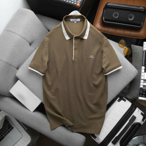 Áo Thun Polo Nam Thêu Logo Chữ Ph First Choice Trước Ngực Và Phối Viền Màu