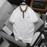Áo Thun Polo Nam Thêu Logo Chữ Ph First Choice Trước Ngực Và Phối Viền Màu